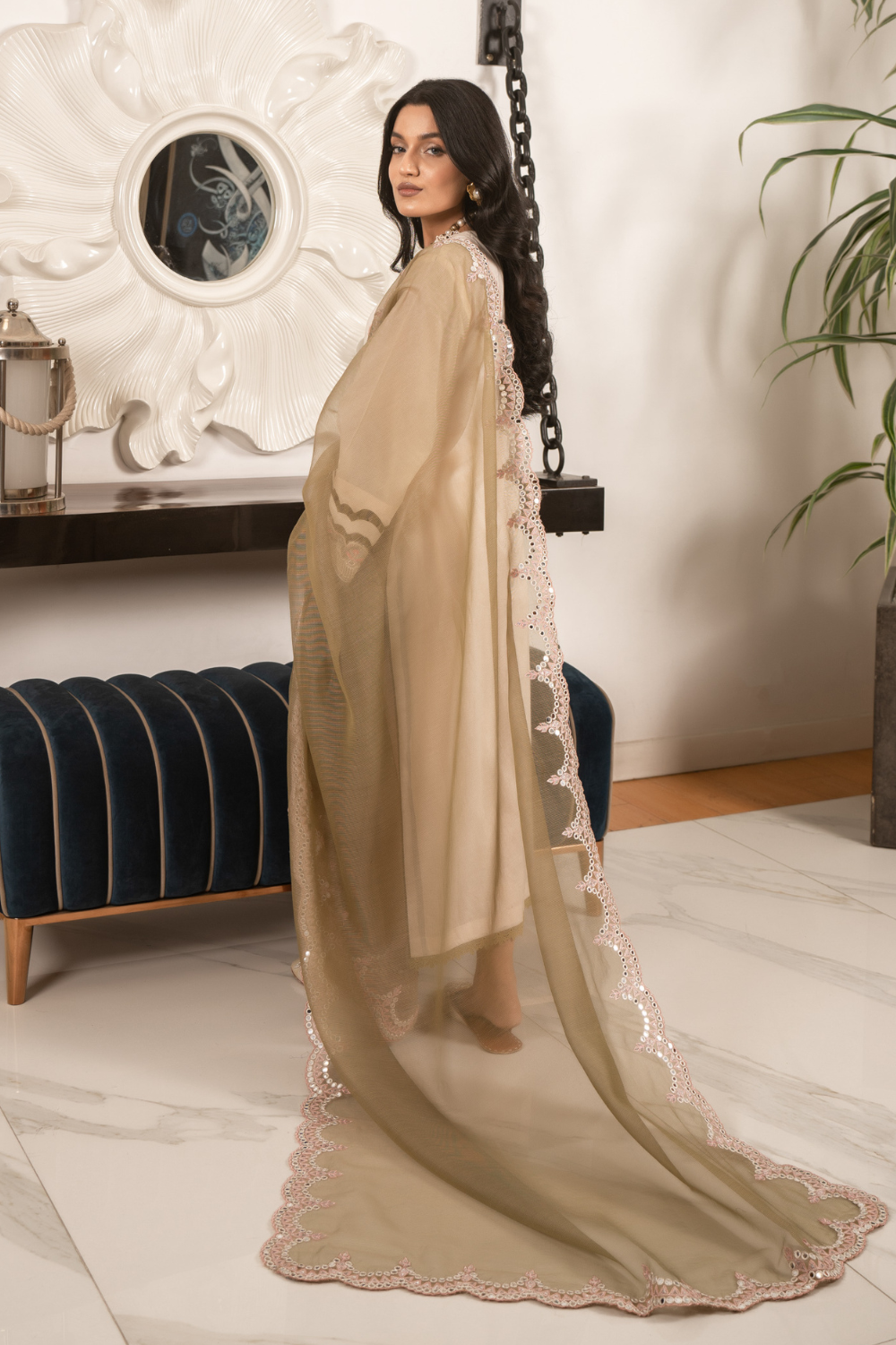 3 PC Stitched | Embroidered Suit