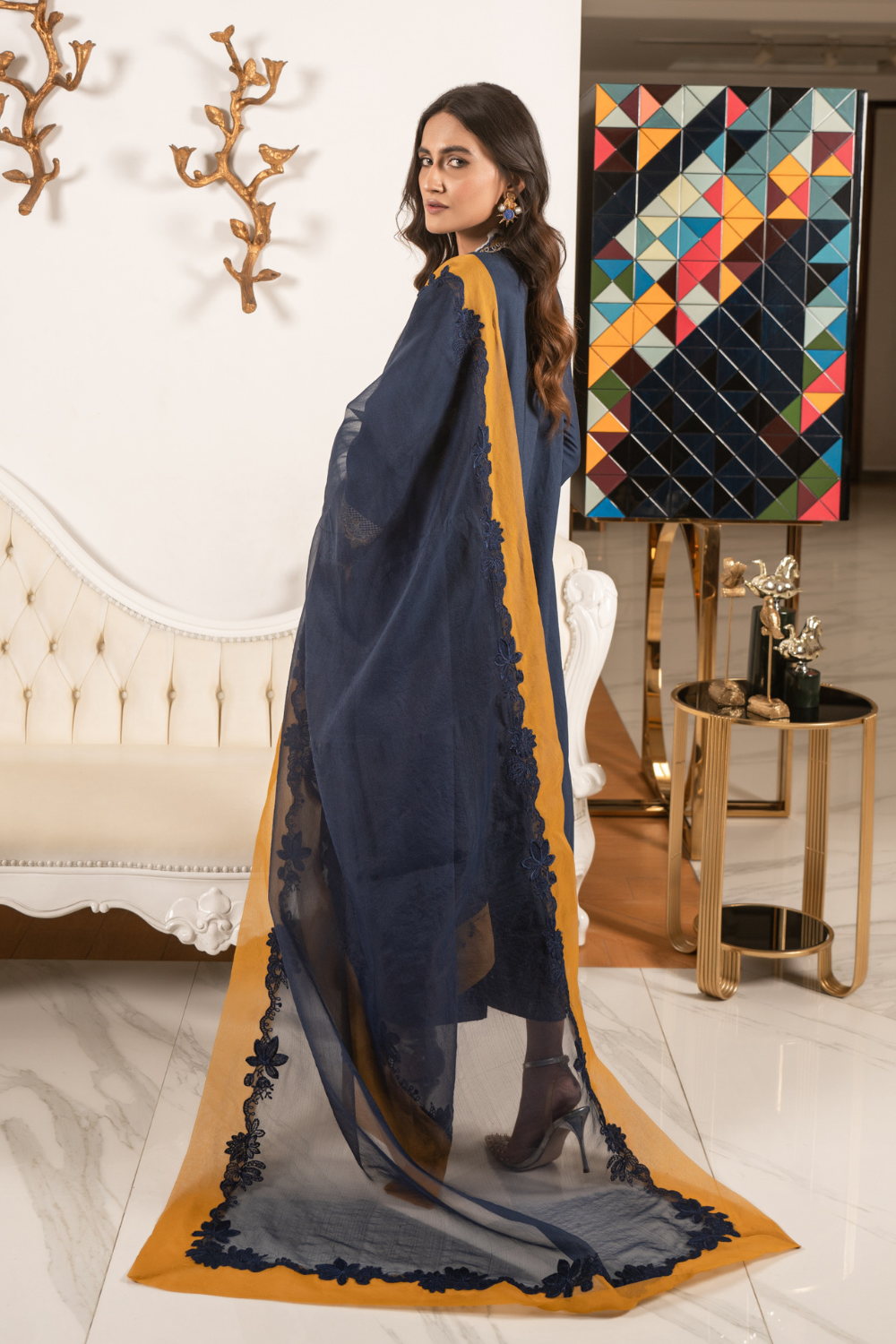 3 PC Stitched | Embroidered Suit