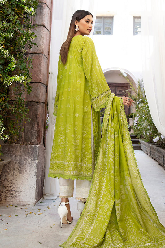 3 PC Unstitched | Printed Shirt + Printed Dupatta + Dyed Trouser