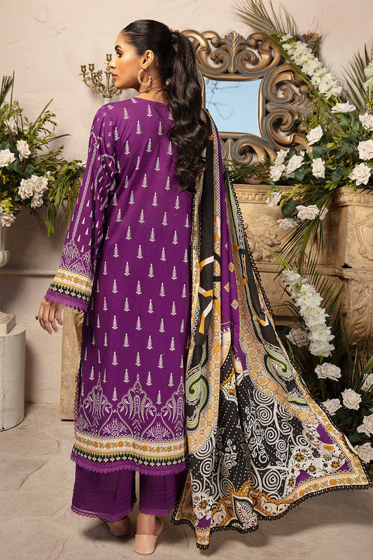 3 PC Unstitched | Printed Shirt + Printed Dupatta + Dyed Trouser