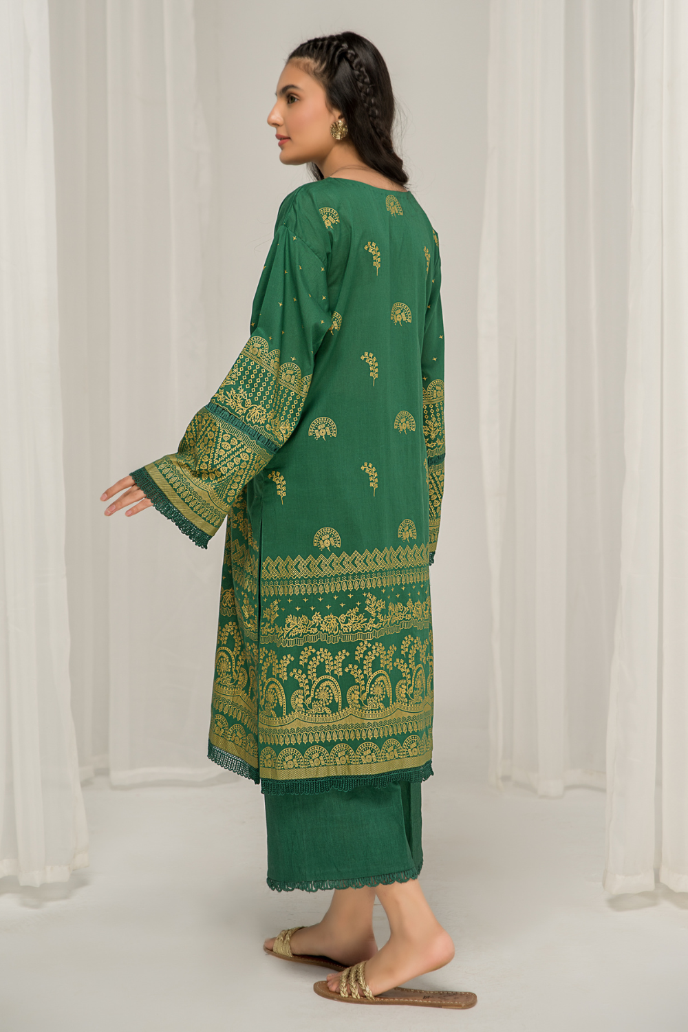 1 PC Unstitched | Printed Lawn Shirt