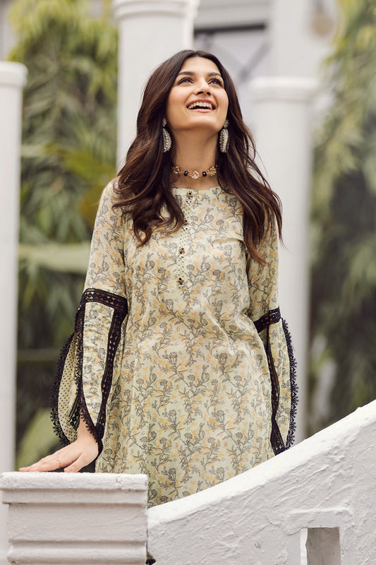 2 PC Unstitched | Printed Shirt + Printed Trouser