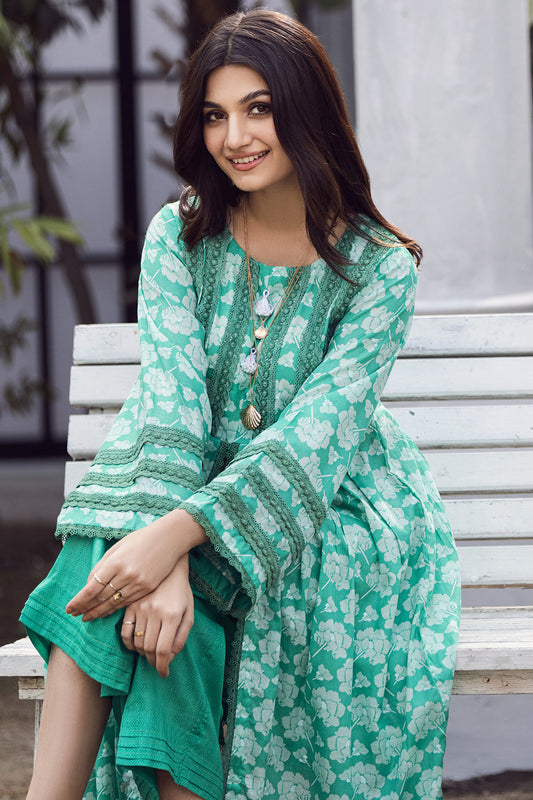 2 PC Unstitched | Printed Shirt + Printed Trouser