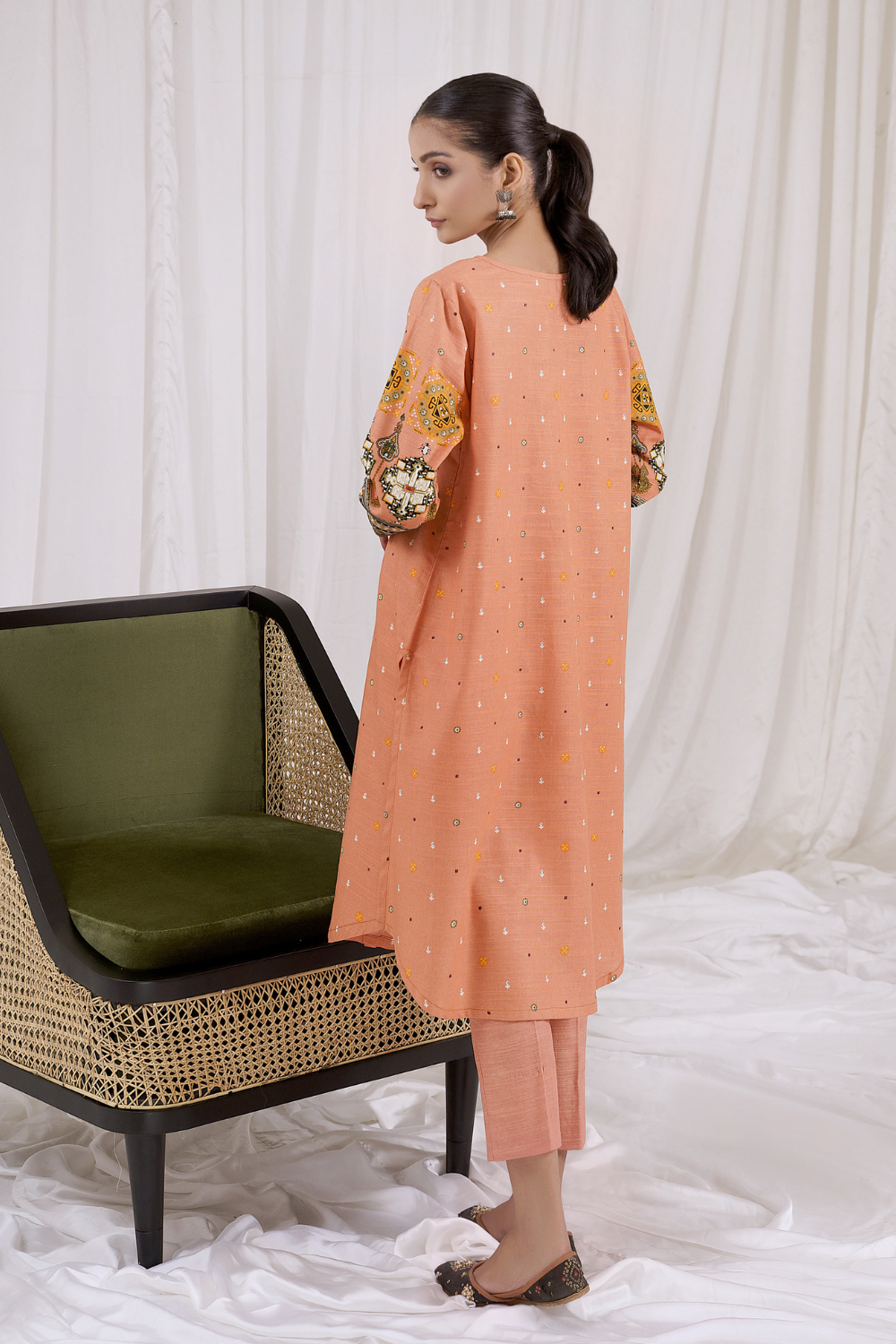 1 PC Unstitched | Printed Khaddar Shirt