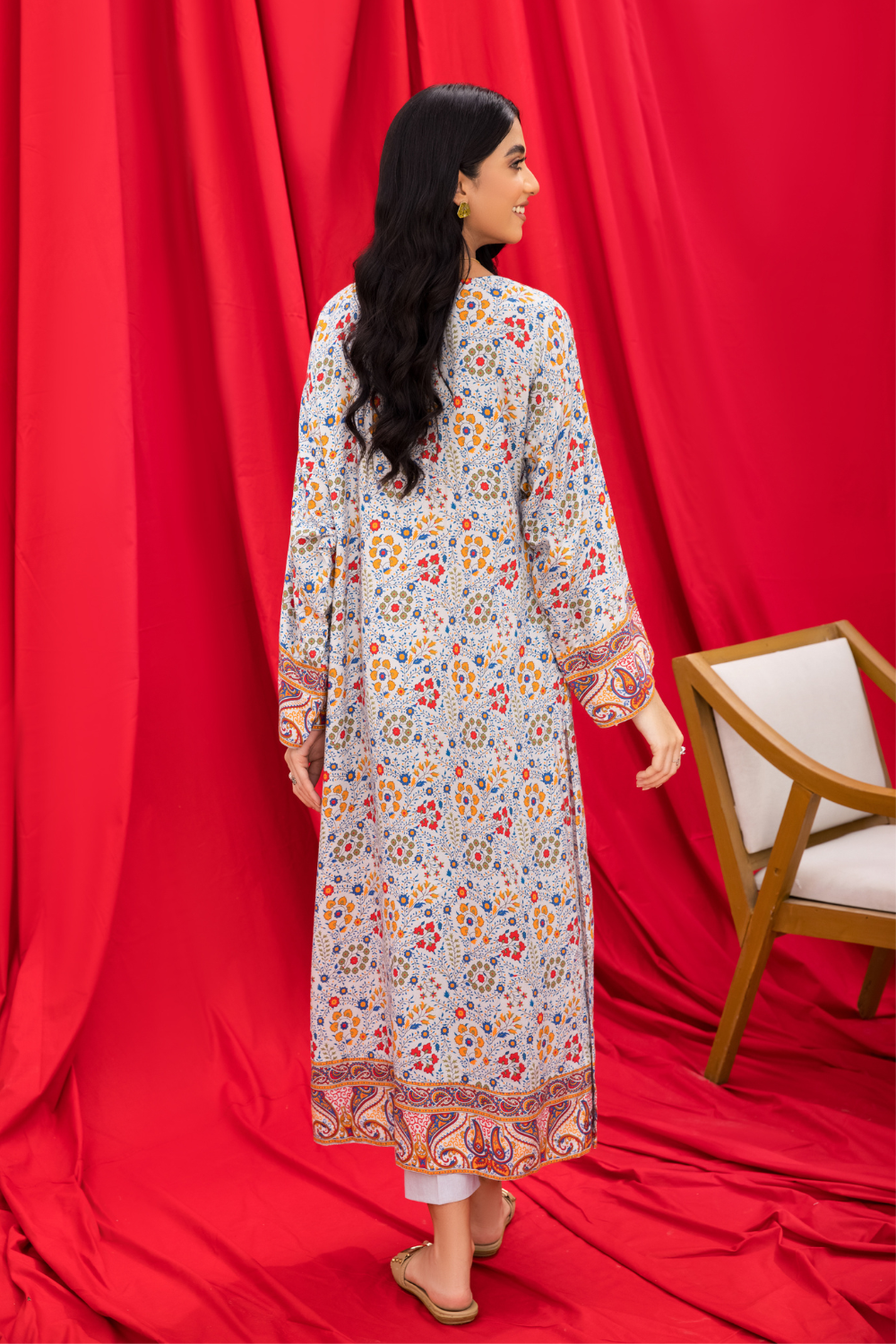 2 PC Unstitched | Printed Linen Suit