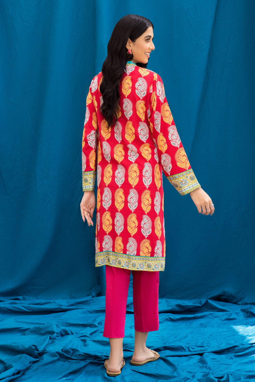 2 PC Unstitched | Printed Linen Suit