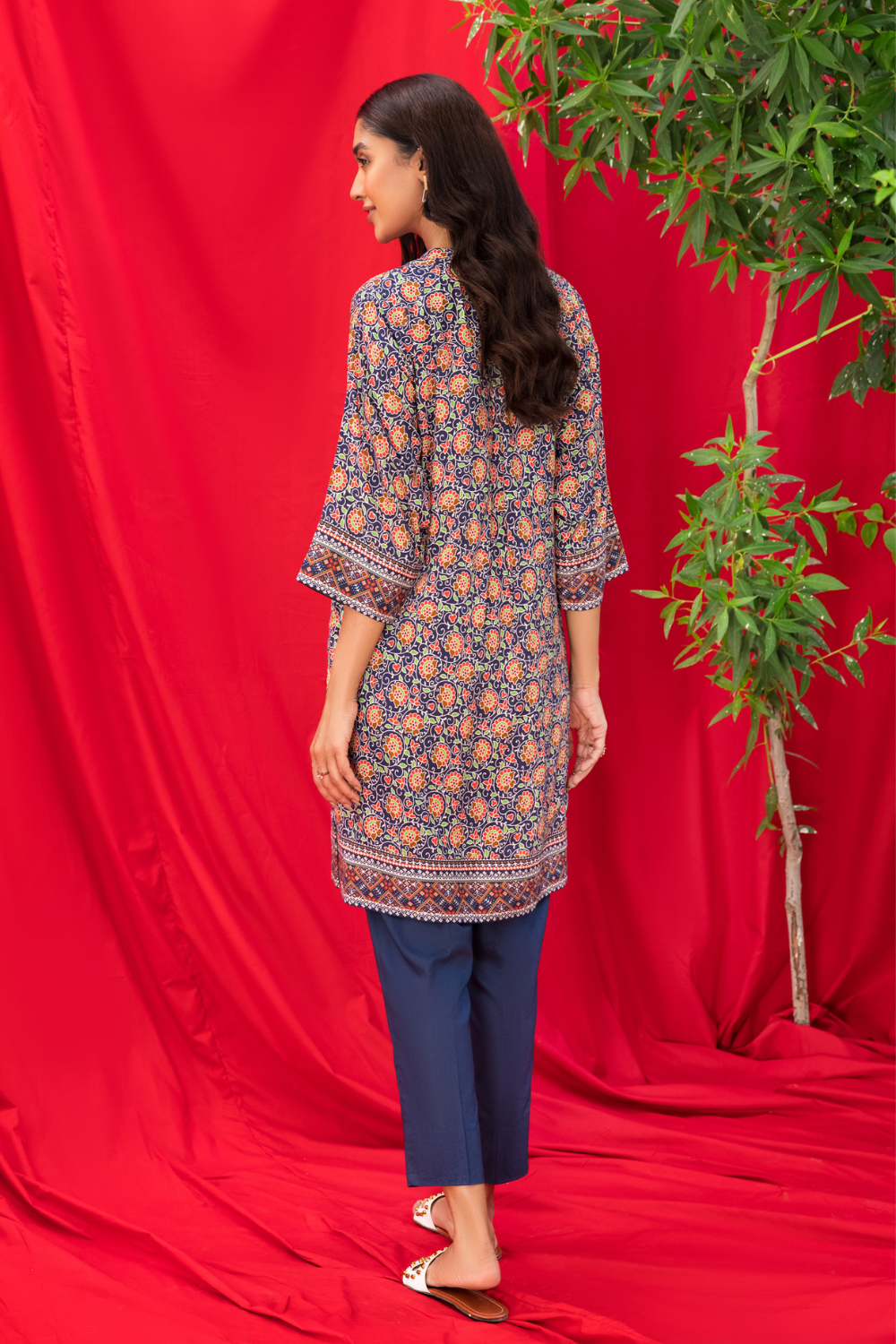 2 PC Unstitched | Printed Linen Suit