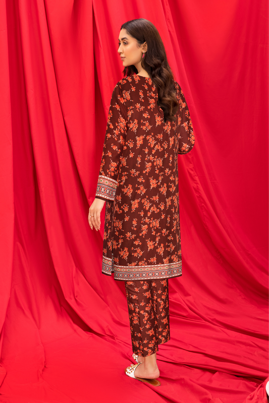 2 PC Unstitched | Printed Linen Suit