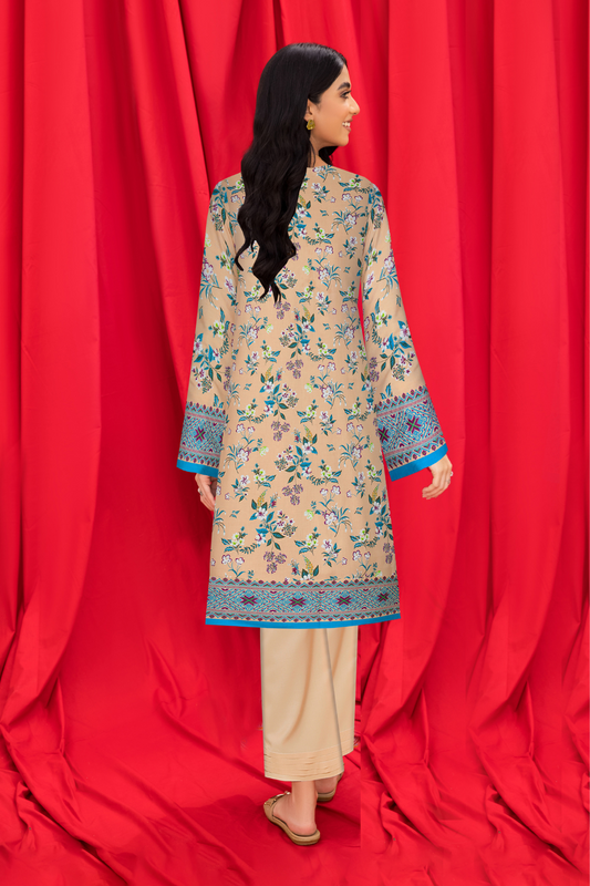 2 PC Unstitched | Printed Linen Suit