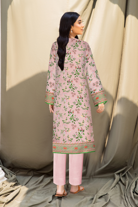 2 PC Unstitched | Printed Linen Suit