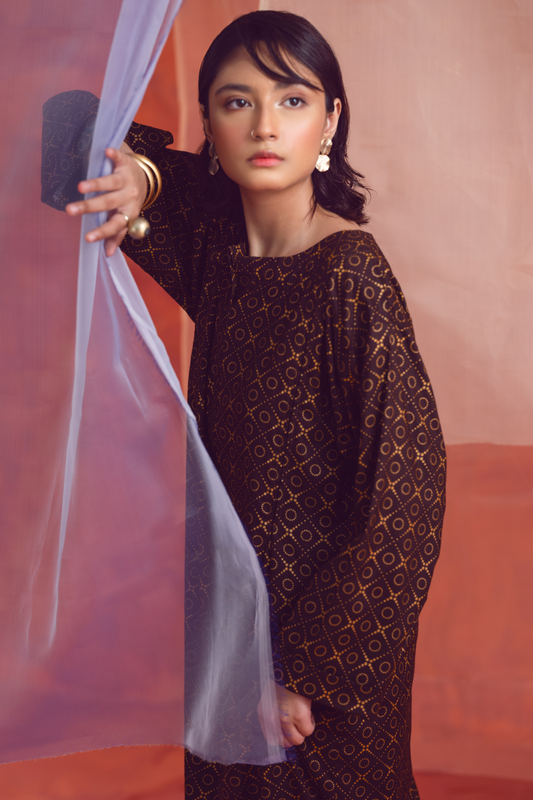 2 PC Unstitched | Printed Linen Shirt + Trouser