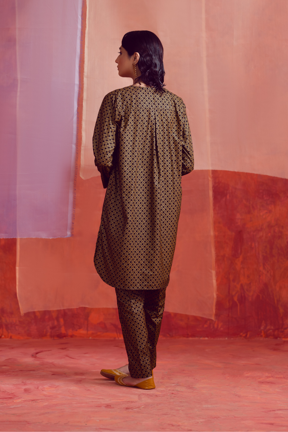2 PC Unstitched | Printed Linen Shirt + Trouser