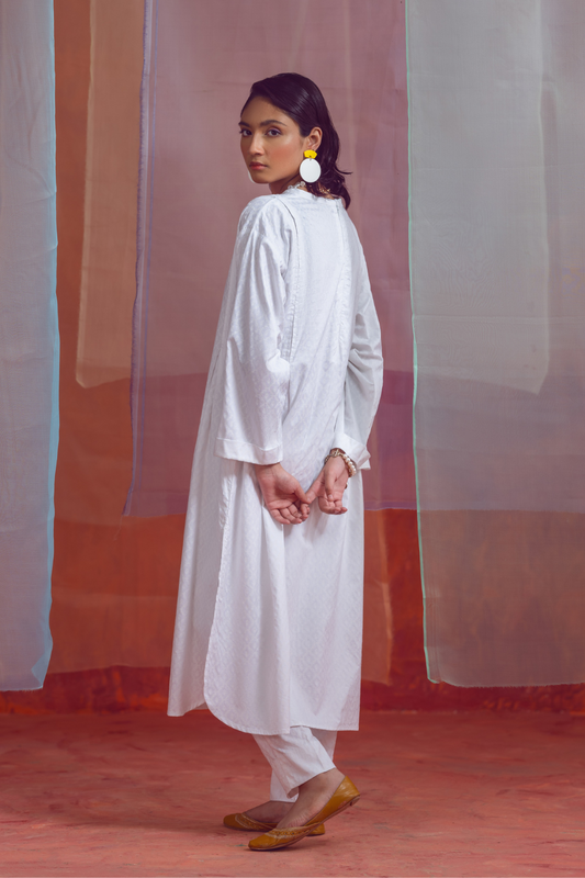 2 PC Unstitched | Printed Linen Shirt + Trouser