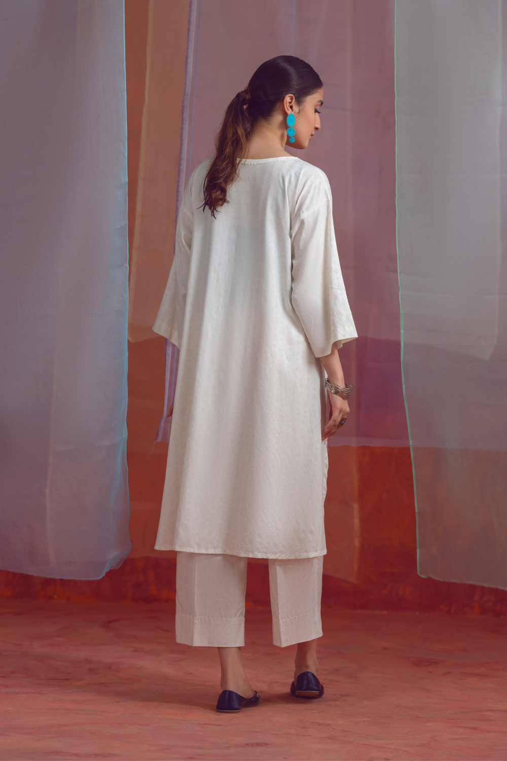 2 PC Unstitched | Printed Linen Shirt + Trouser