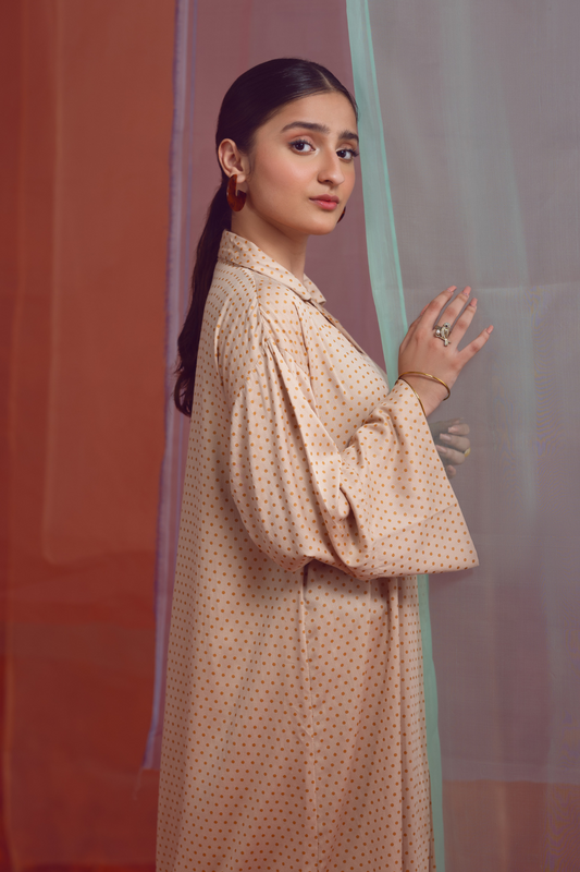 2 PC Unstitched | Printed Linen Shirt + Trouser