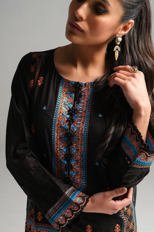 1 PC Stitched | Embroidered Lawn Shirt