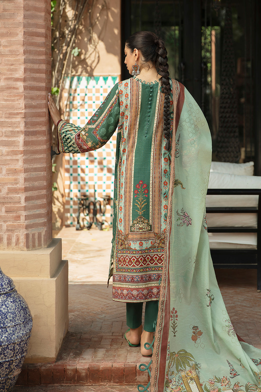 3 PC Unstitched Printed Suit