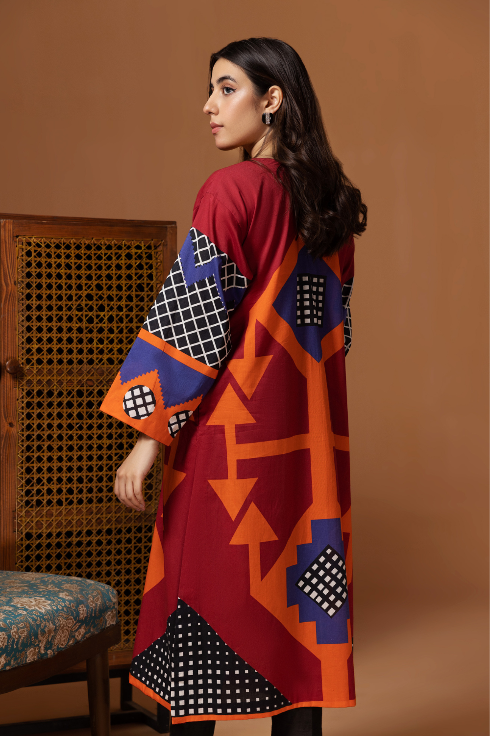 1 PC Unstitched | Digital Printed Poplin Shirt