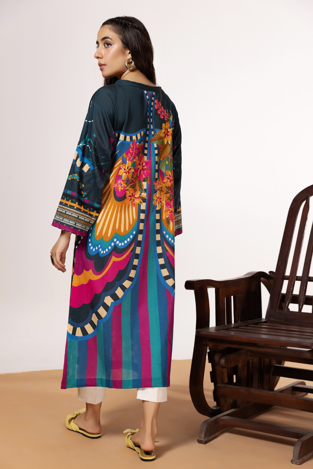 1 PC Unstitched | Digital Printed Poplin Shirt