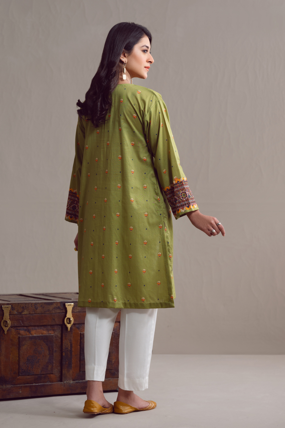 1 PC Unstitched | Digital Printed Poplin Shirt