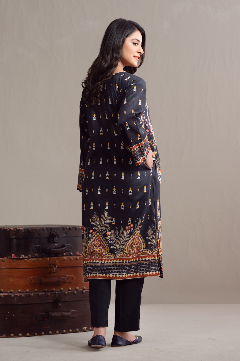 1 PC Unstitched | Digital Printed Poplin Shirt