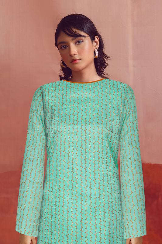 2 PC Unstitched | Printed Linen Shirt + Trouser