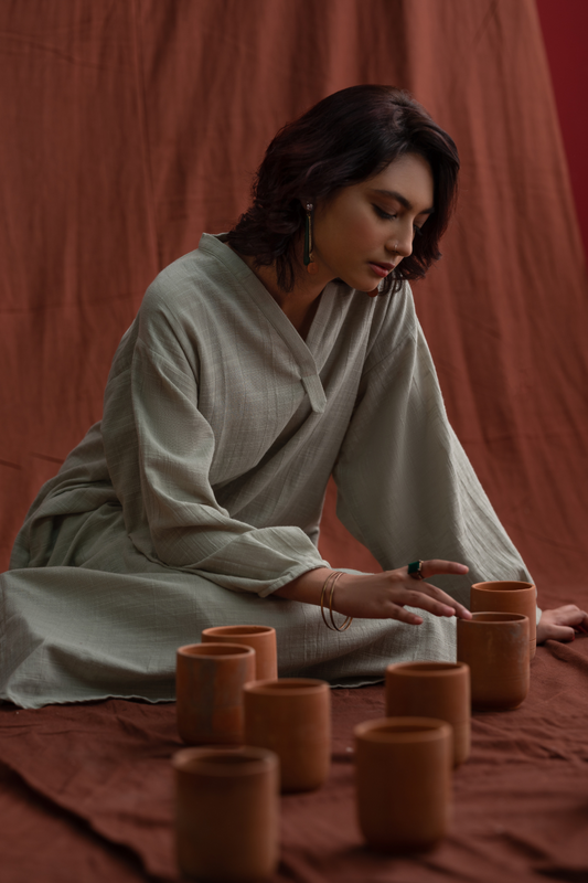 2 PC Stitched | Jacquard Shirt + Trouser