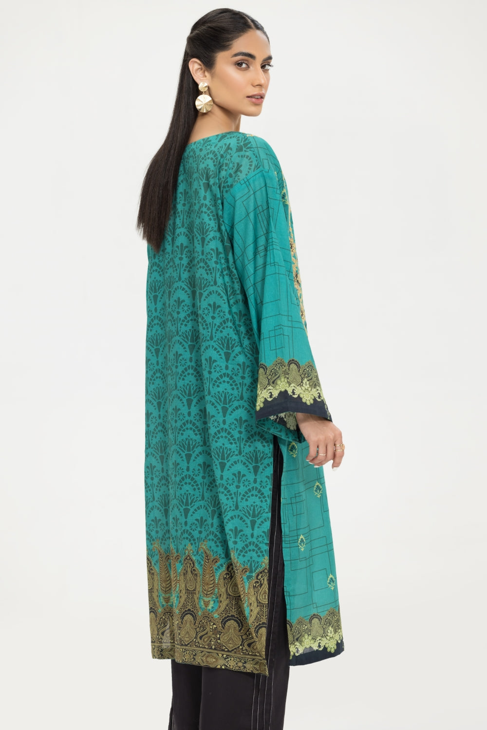 1 PC Stitched | Emborided+ Printed Shirt