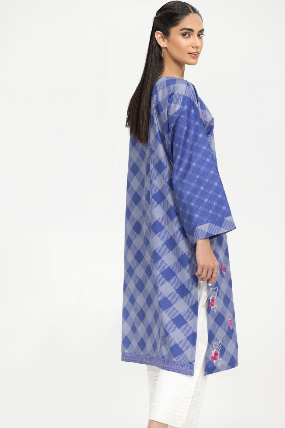 1 PC Stitched | Emborided+ Printed Shirt