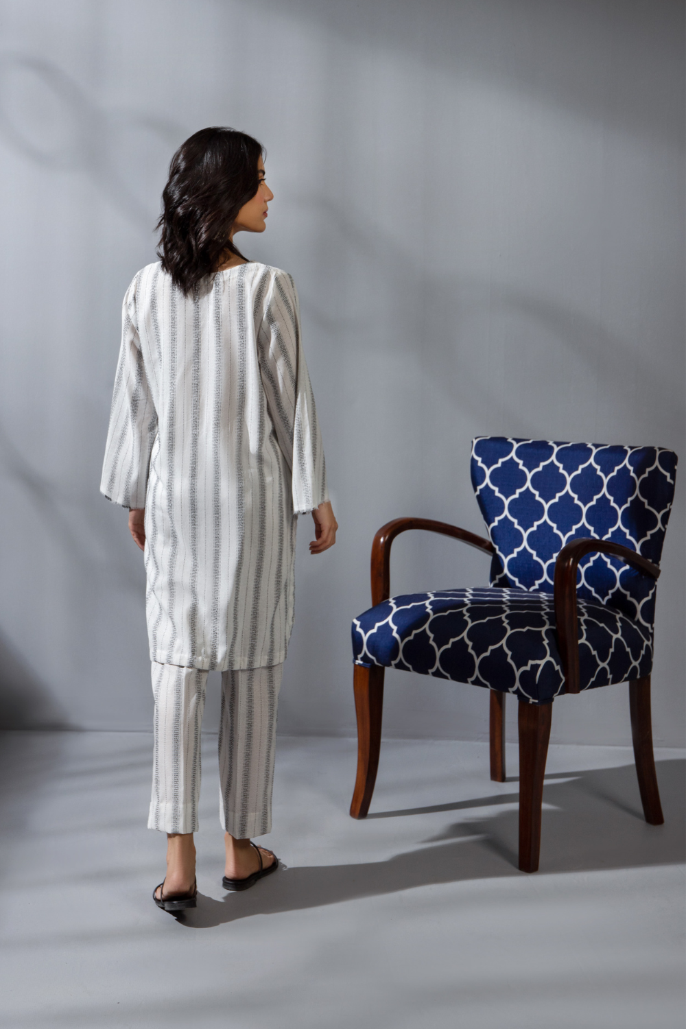 2 PC Stitched | Dyed Jacquard Shirt + Trouser