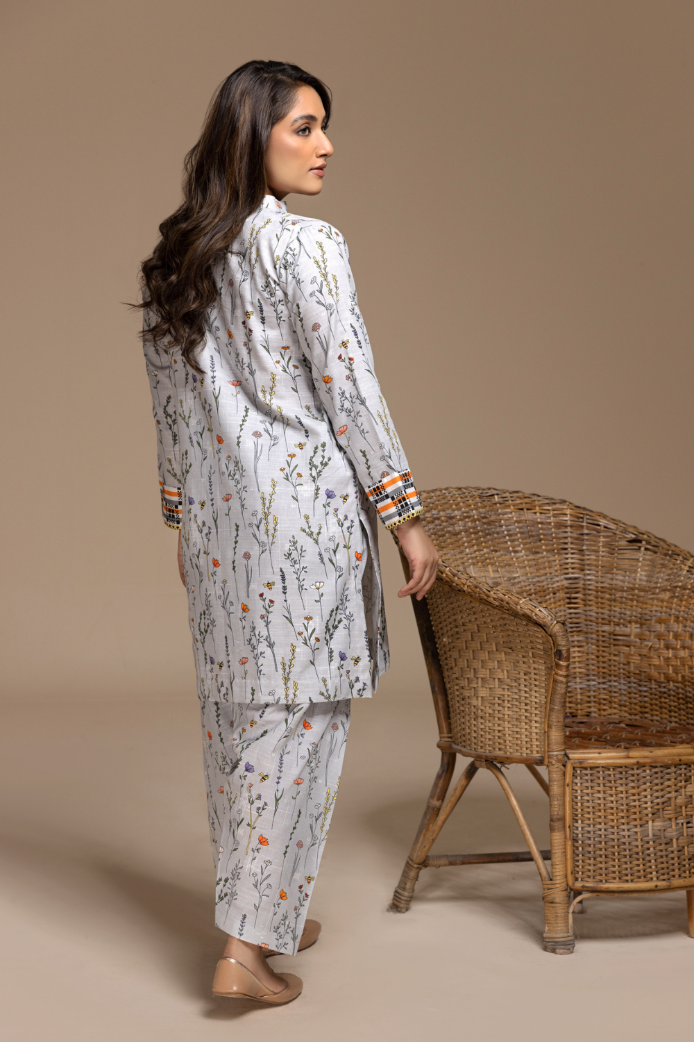 2 PC Stitched | Khaddar Printed Shirt + Trouser