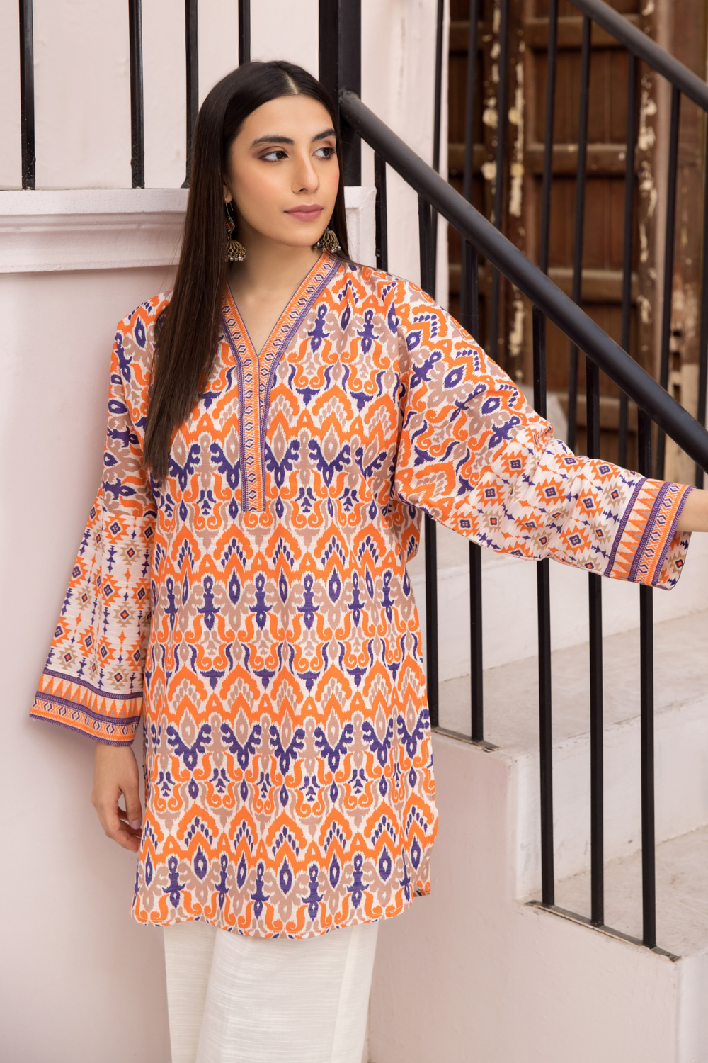 1 PC Stitched | Printed Stitched Khaddar Shirt