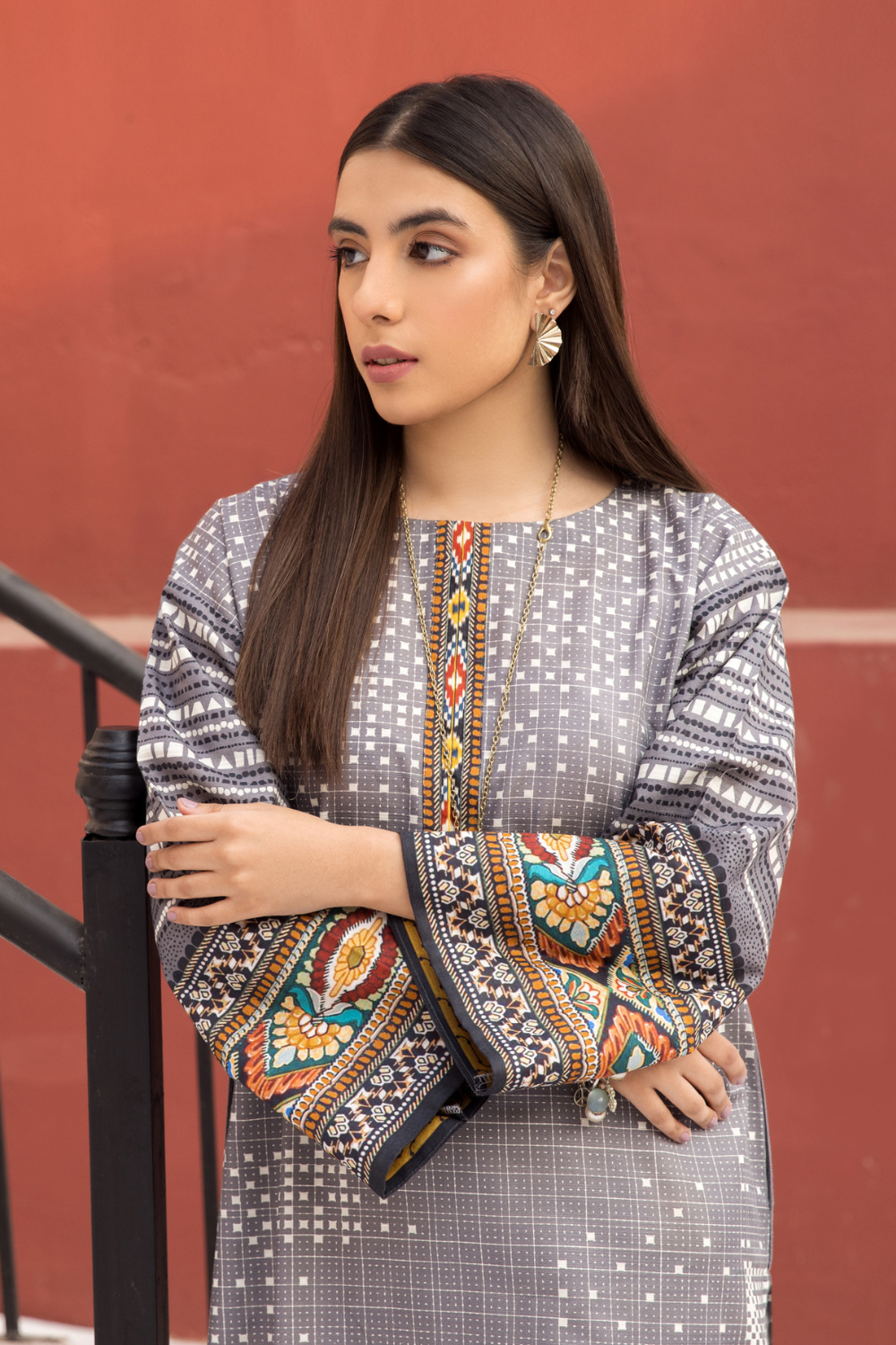 1 PC Stitched | Printed Stitched Khaddar Shirt
