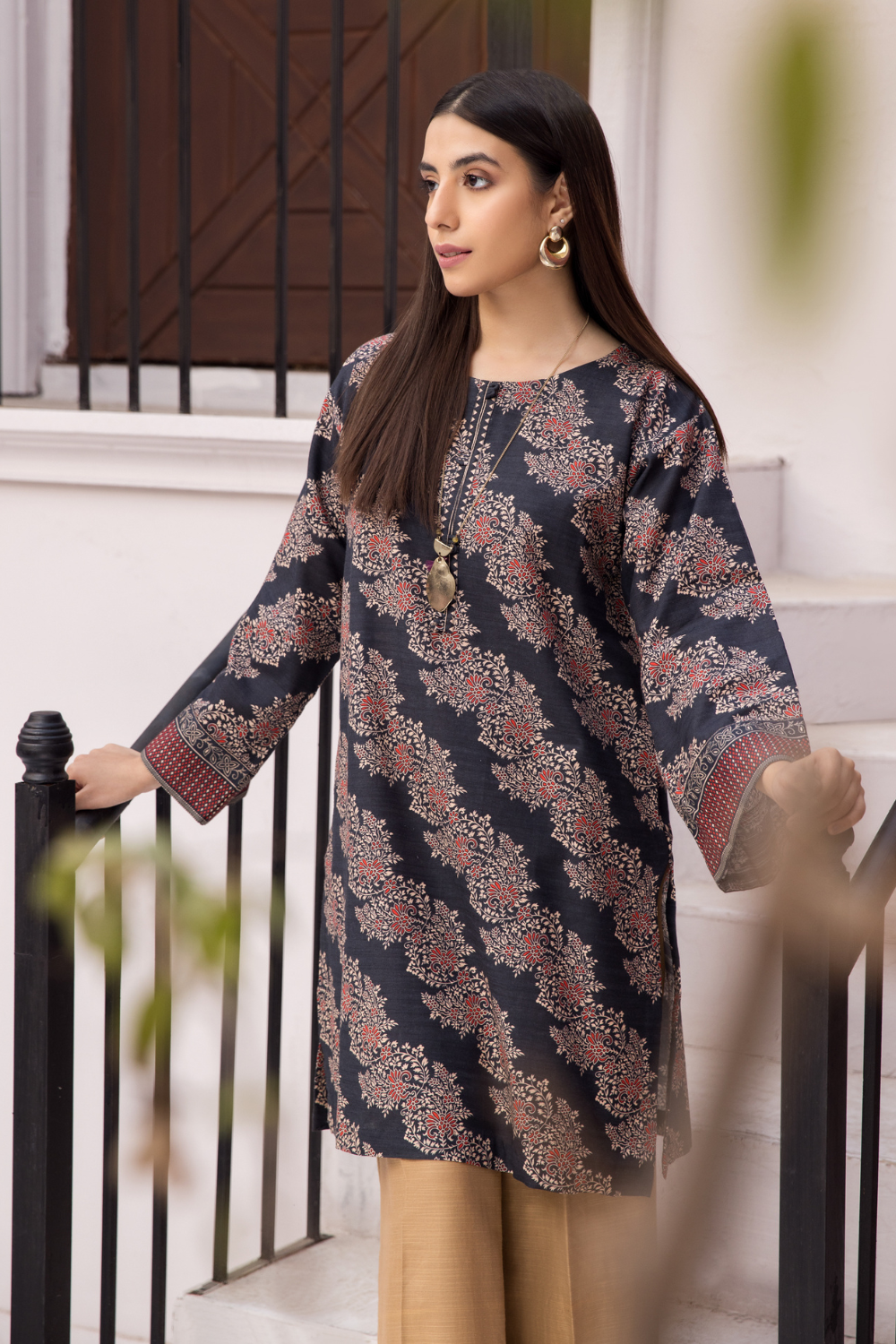 1 PC Stitched | Printed Stitched Khaddar Shirt