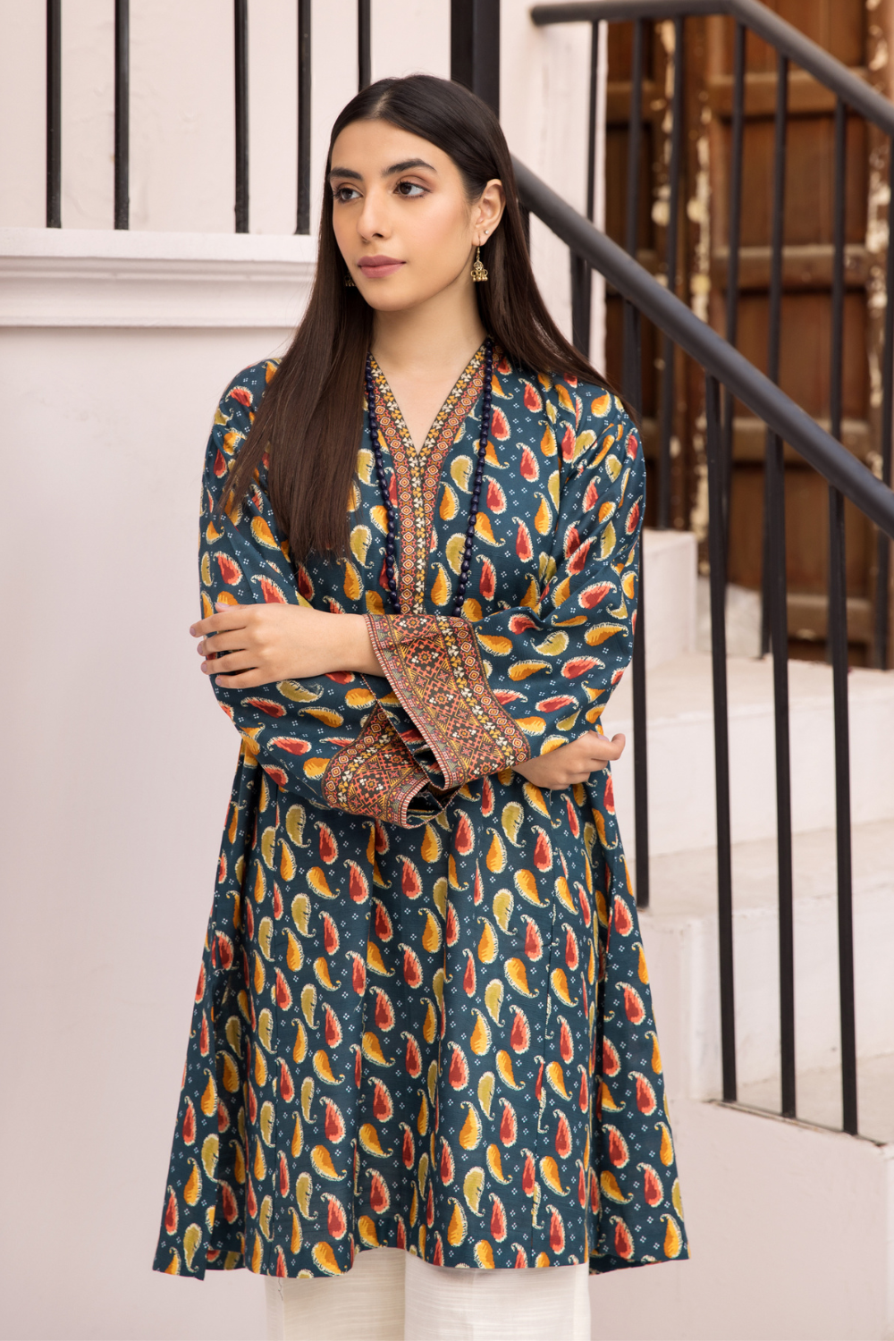 1 PC Stitched | Printed Stitched Khaddar Shirt