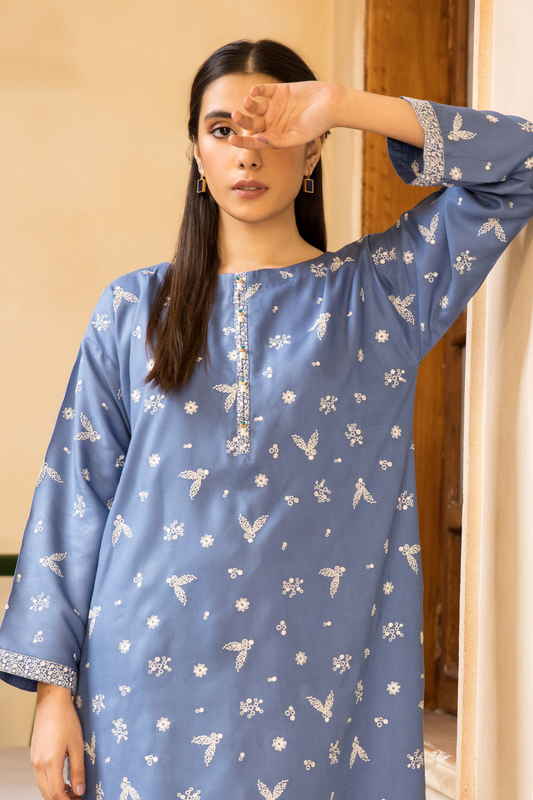 1 PC Stitched | Printed Stitched Khaddar Shirt