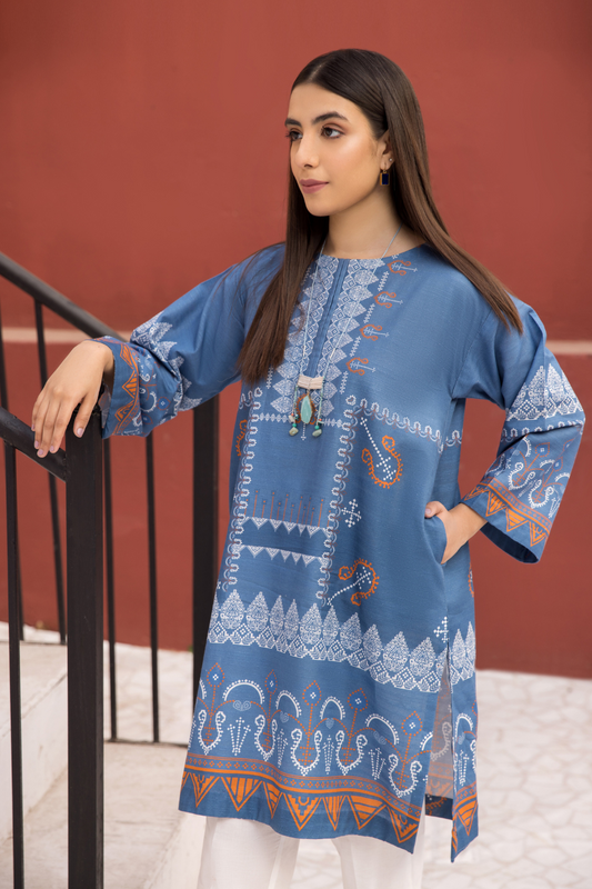 1 PC Stitched | Printed Stitched Khaddar Shirt