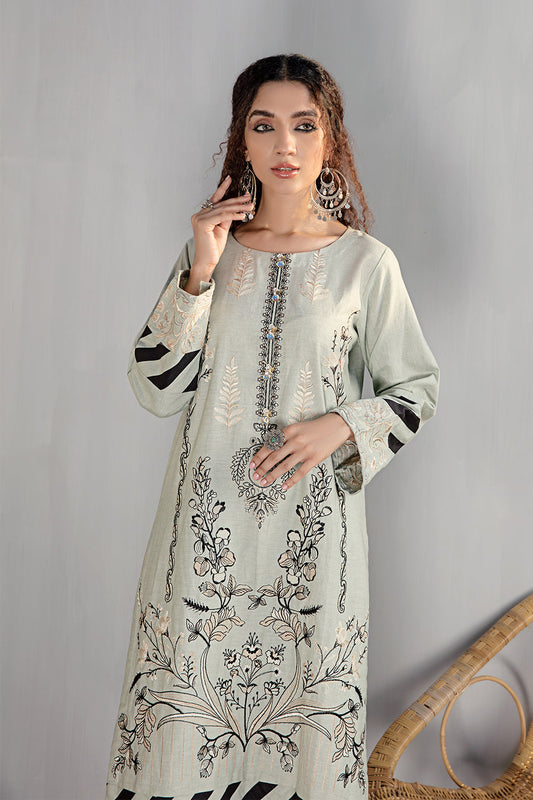 1 PC Stitched | Yard Dyed Embroidered Shirt