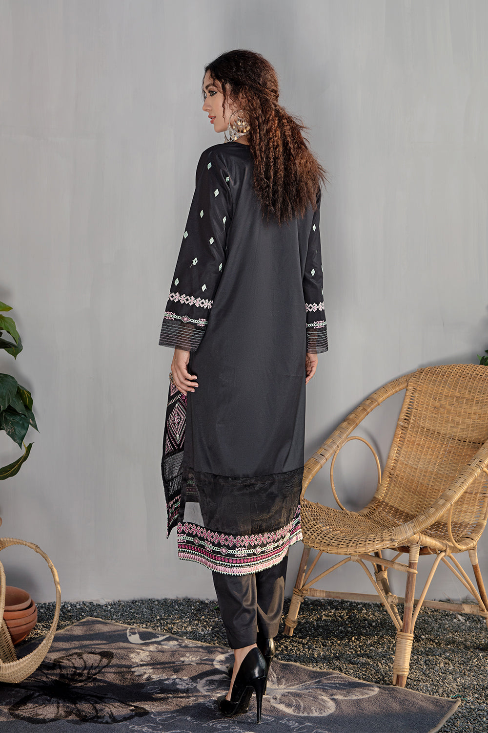 1 PC Stitched | Yard Dyed Embroidered Shirt