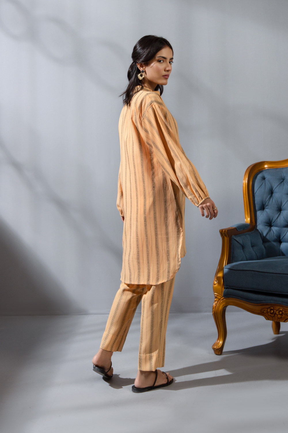 2 PC Stitched | Dyed Jacquard Shirt + Trouser