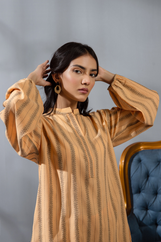 2 PC Stitched | Dyed Jacquard Shirt + Trouser