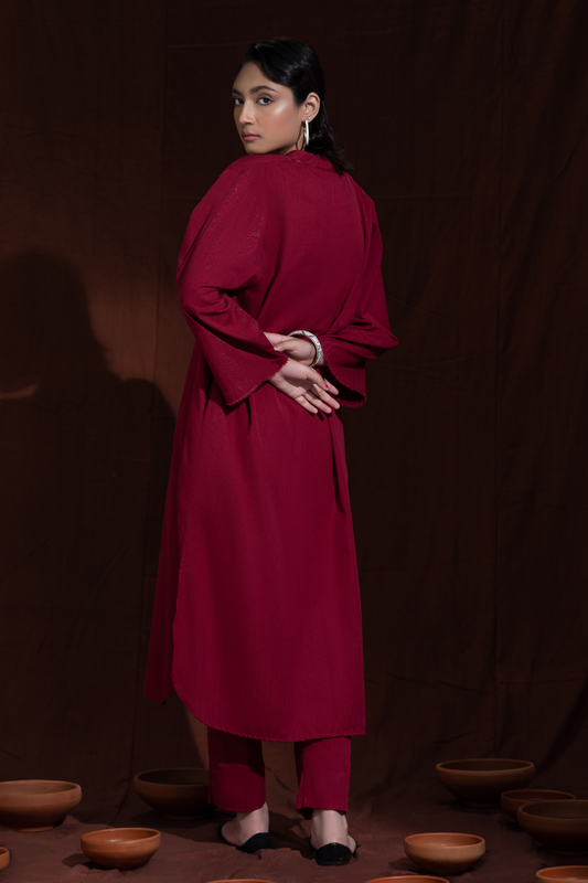 2 PC Stitched | Basic Cotton Base Stitched Shirt + Trouser