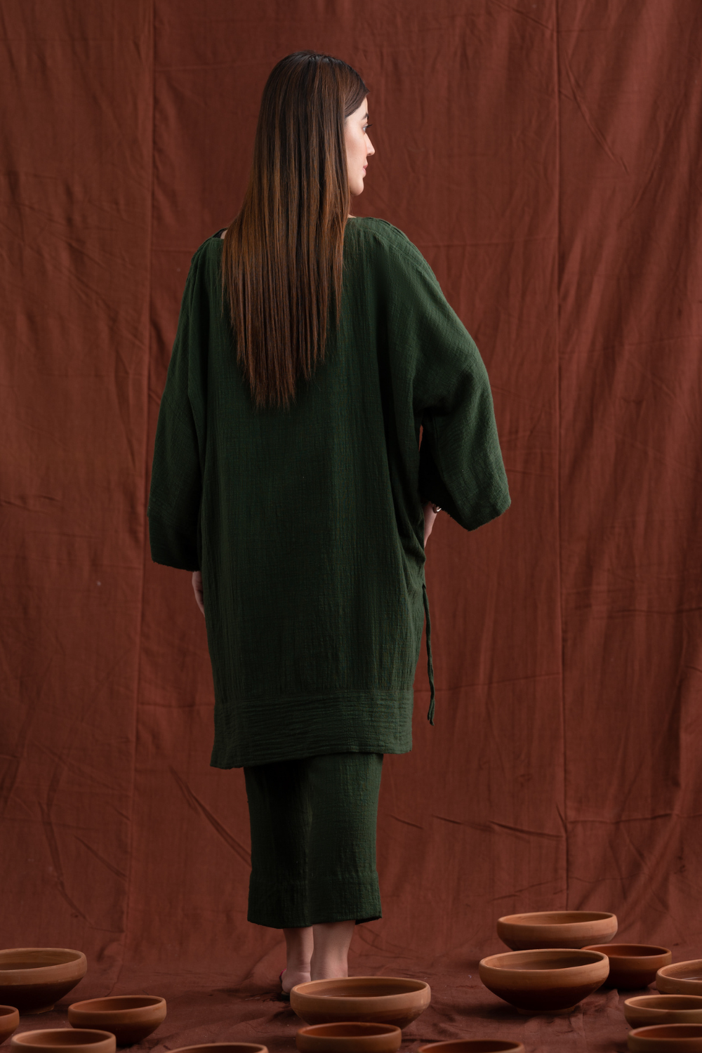 2 PC Stitched | Slub Cotton Stitched Shirt + Trouser