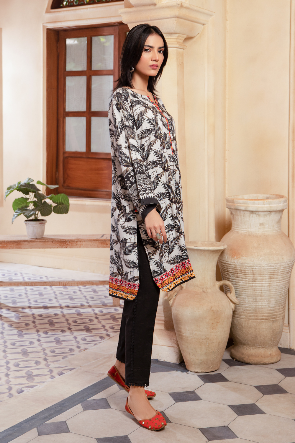 1 PC Stitched | Viscose Staple Printed Shirt