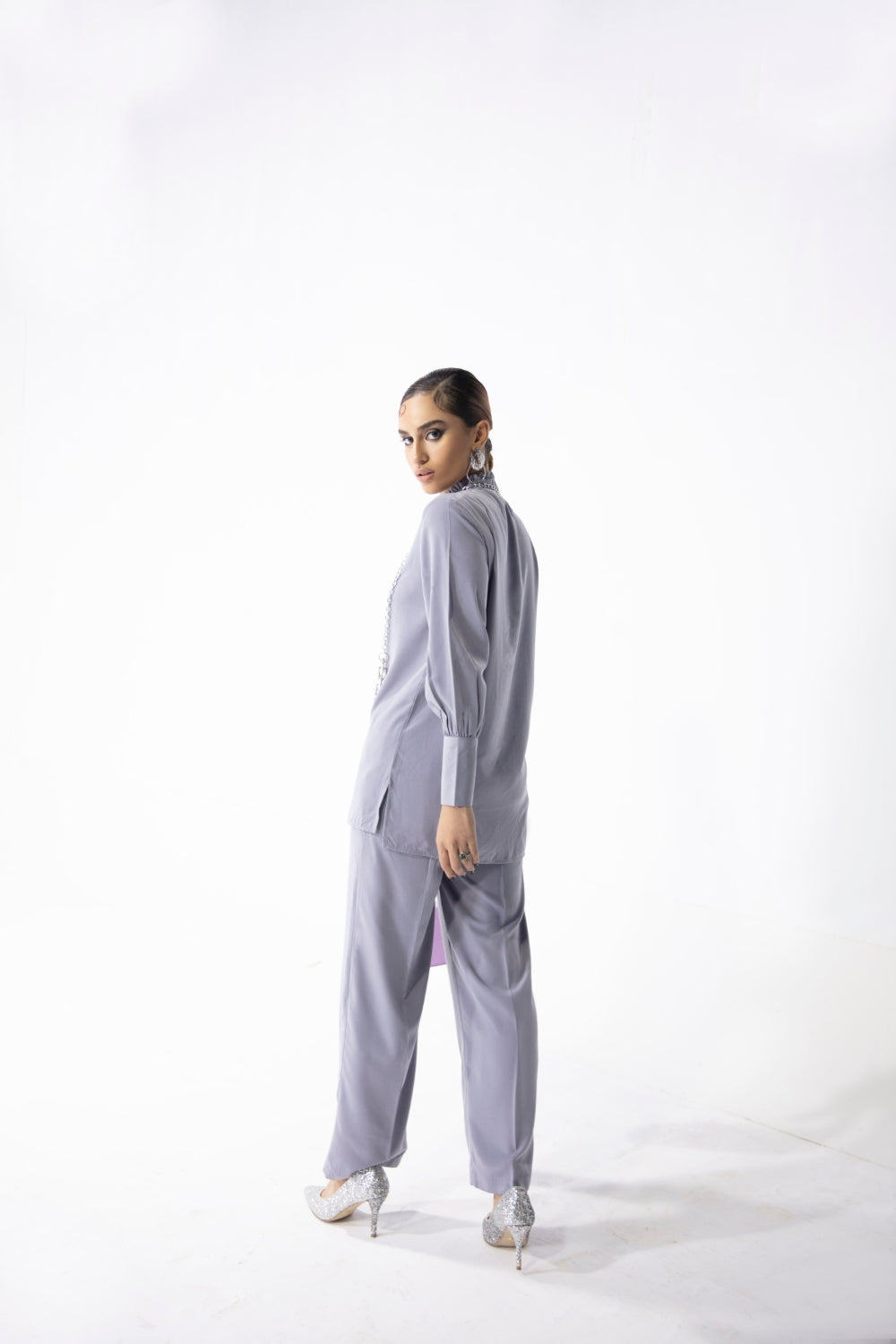 2 PC Stitched | Stone Wash Top + Trouser