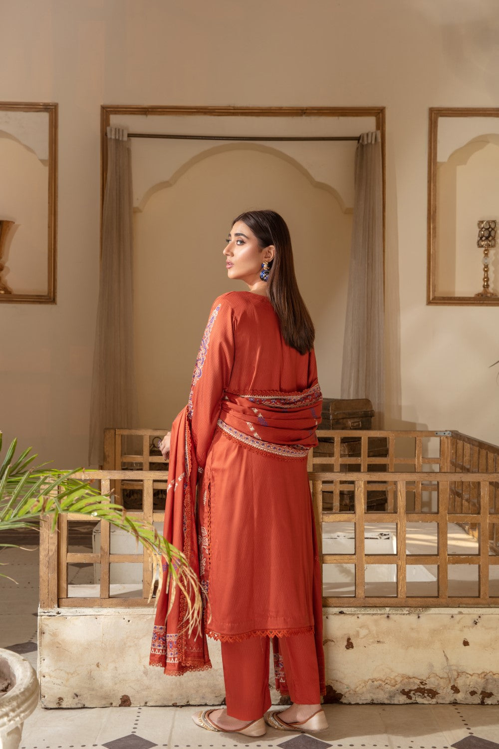 2 PC Stitched | Viscose Printed Shirt+ Duppata