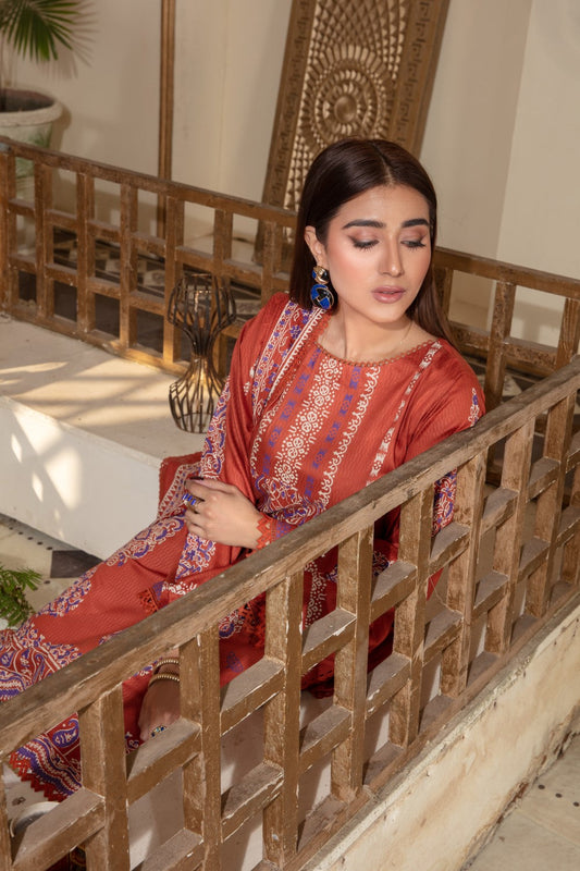 2 PC Stitched | Viscose Printed Shirt+ Duppata