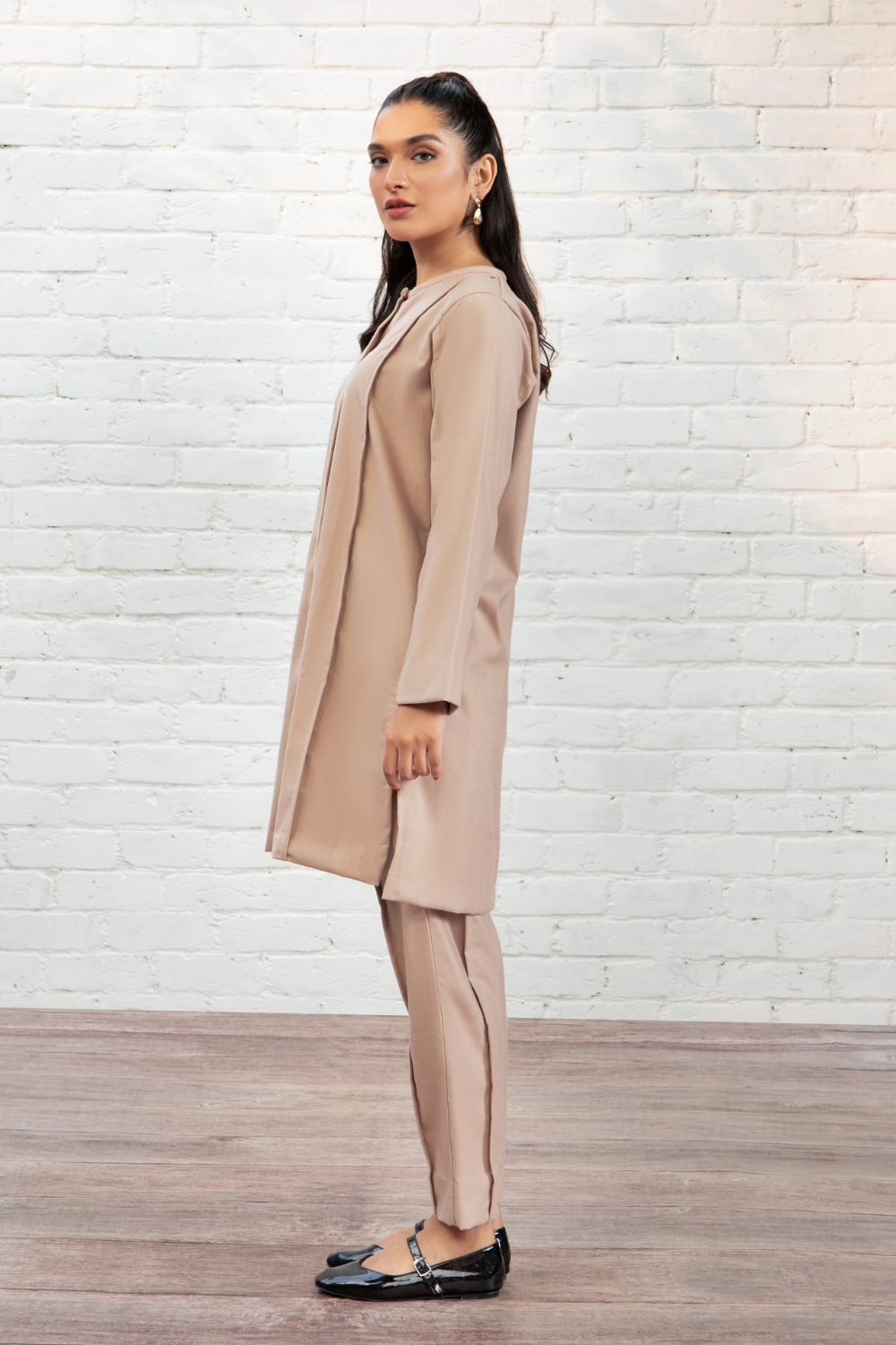 2 PC Stitched | Woollen Shirt + Trouser