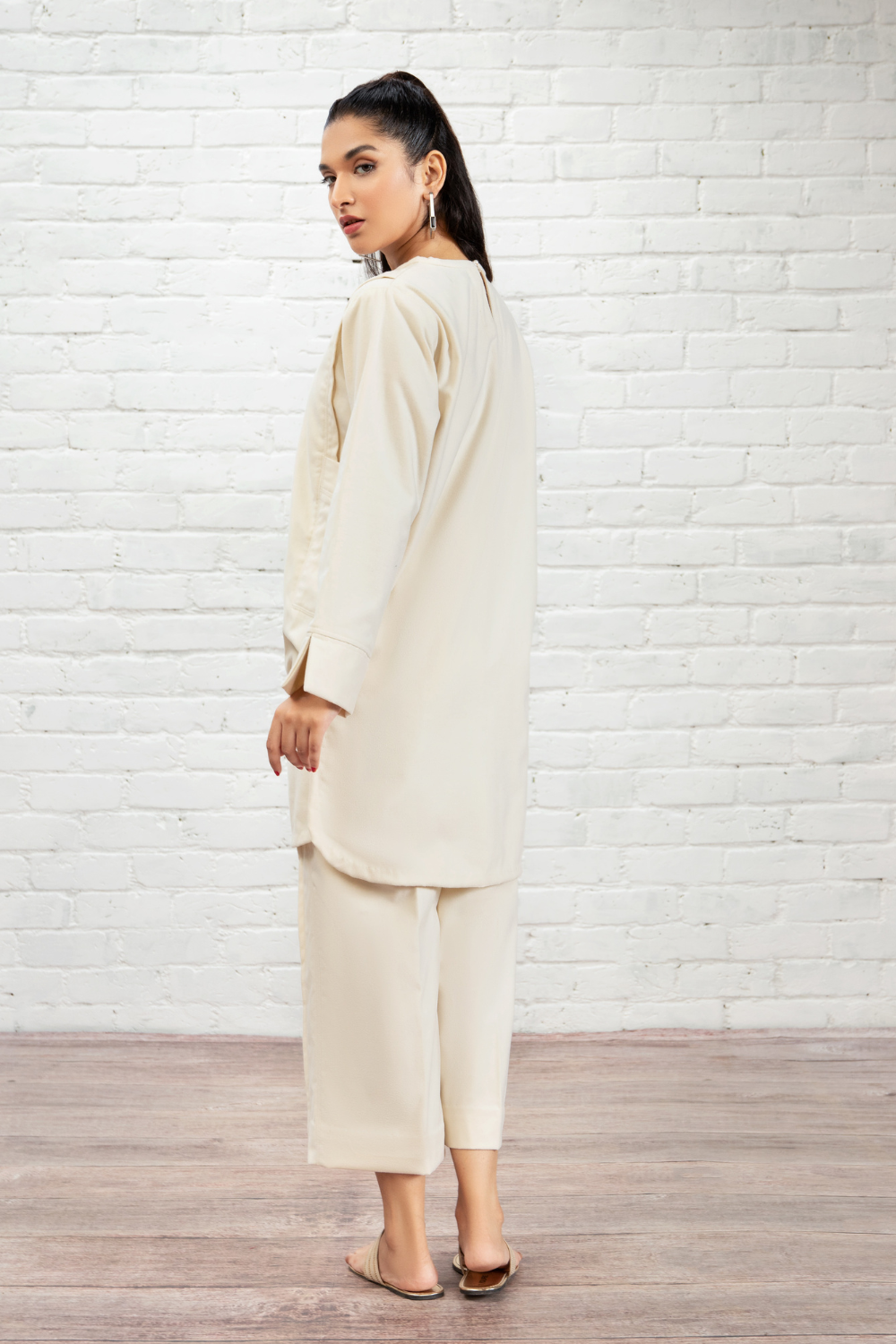 2 PC Stitched | Woollen Shirt + Trouser