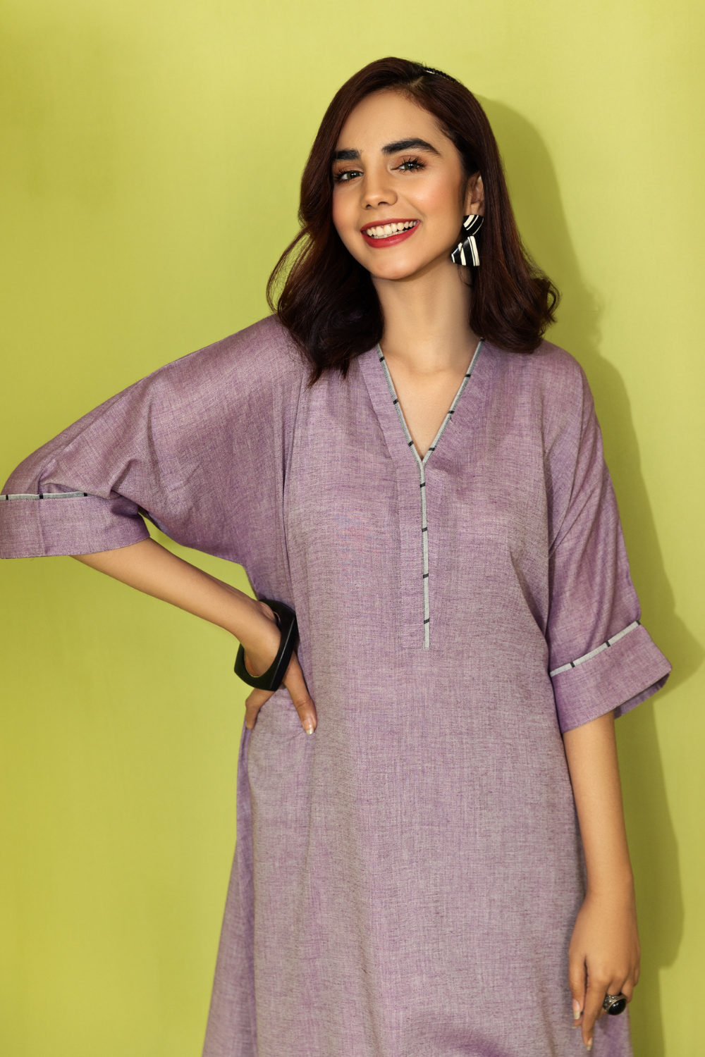 2 PC Stitched | Dyed Cotton Shirt + Trouser